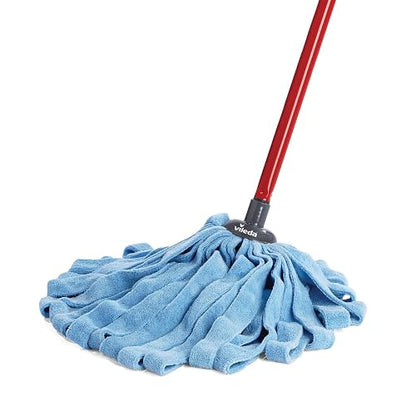 Vileda Cloth Mop, Trapeador de Microfibra Premium, Ultra Absorbente para Limpieza del Hogar