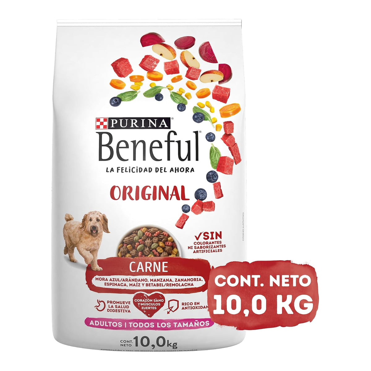 Purina Beneful Adulto Original Sabor Carne 10Kg