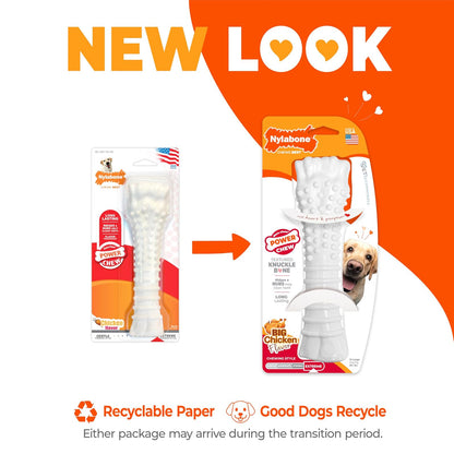 Nylabone Dura Chew Souper Chicken Flavored Bone Dog Chew Toy