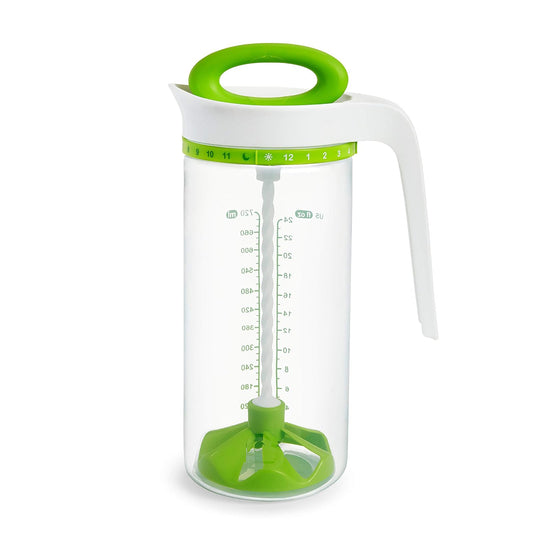 Munchkin Smart Blend - Jarra de mezcla de fórmula y almacenamiento de leche materna, 24 onzas, verde