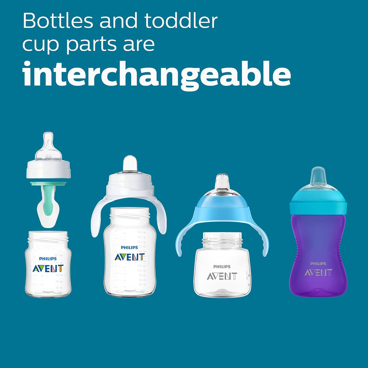 Philips Avent Biberón Anti-colic Clínicamente Comprobado 11 oz Traslúcido | Menos aire durante la alimentación | Ayuda a reducir cólicos y malestares | Flujo 3 - Medio | 4 pz | SCY106/04