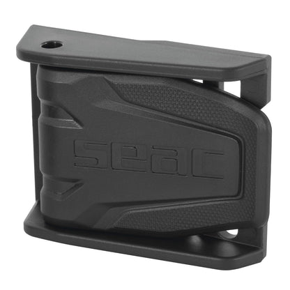 SEAC Cinturón de goma estándar, negro, ajustable