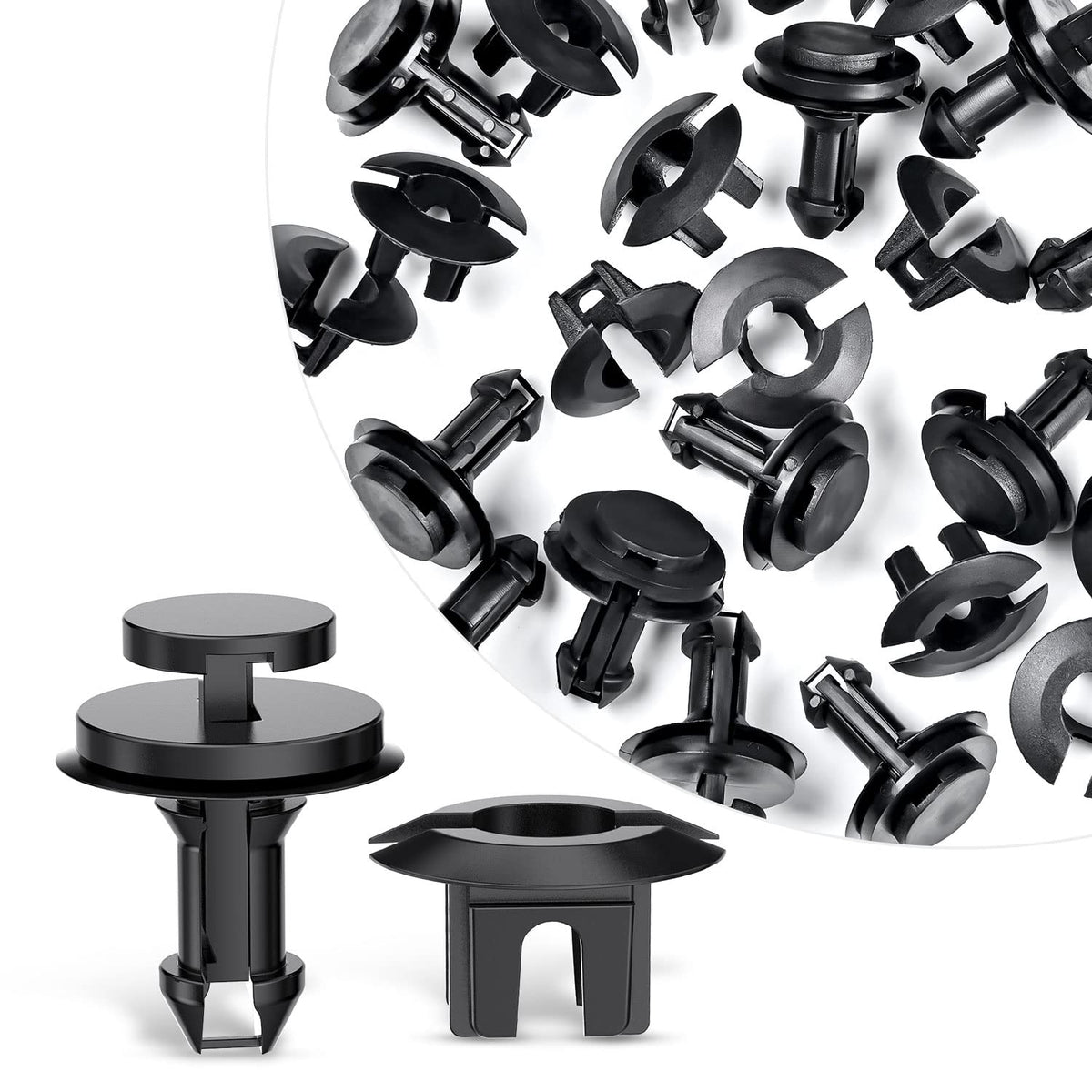 GOOACC GM 15733971 - Clips de retención de Deflector de Aire Delantero para GM Chevrolet 15733971-15 Piezas