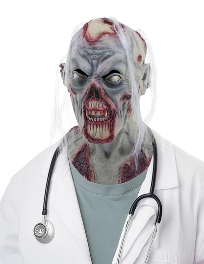Máscara de Látex de Zombie Muerto Viviente, Máscaras de Zombies para Disfraz de Terror ideal para Halloween y Fiestas de Disfraces
