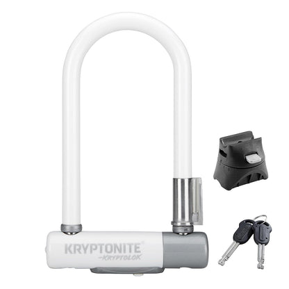 Kryptonite Kryptolok Mini-7 - Candado para bicicleta de 12,7 mm con soporte FlexFrame-U