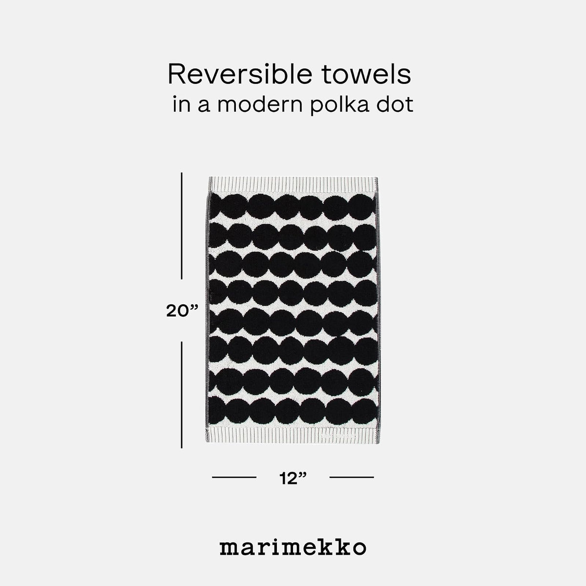 Marimekko Räsymatto Toalla de algodón de Rizo