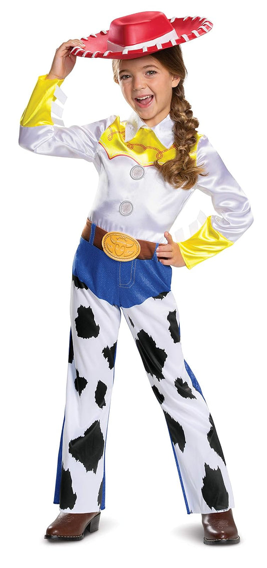Disguise Disney Pixar Jessie Toy Story 4 - Disfraz clásico para niña, multicolor, mediano (7-8)