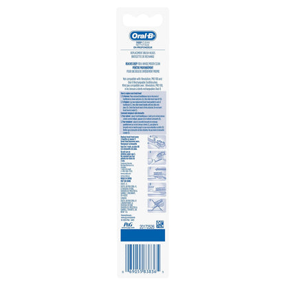 Oral-B Complete Deep Clean Battery Powered Toothbrush Replacement Brush Heads, 2ct