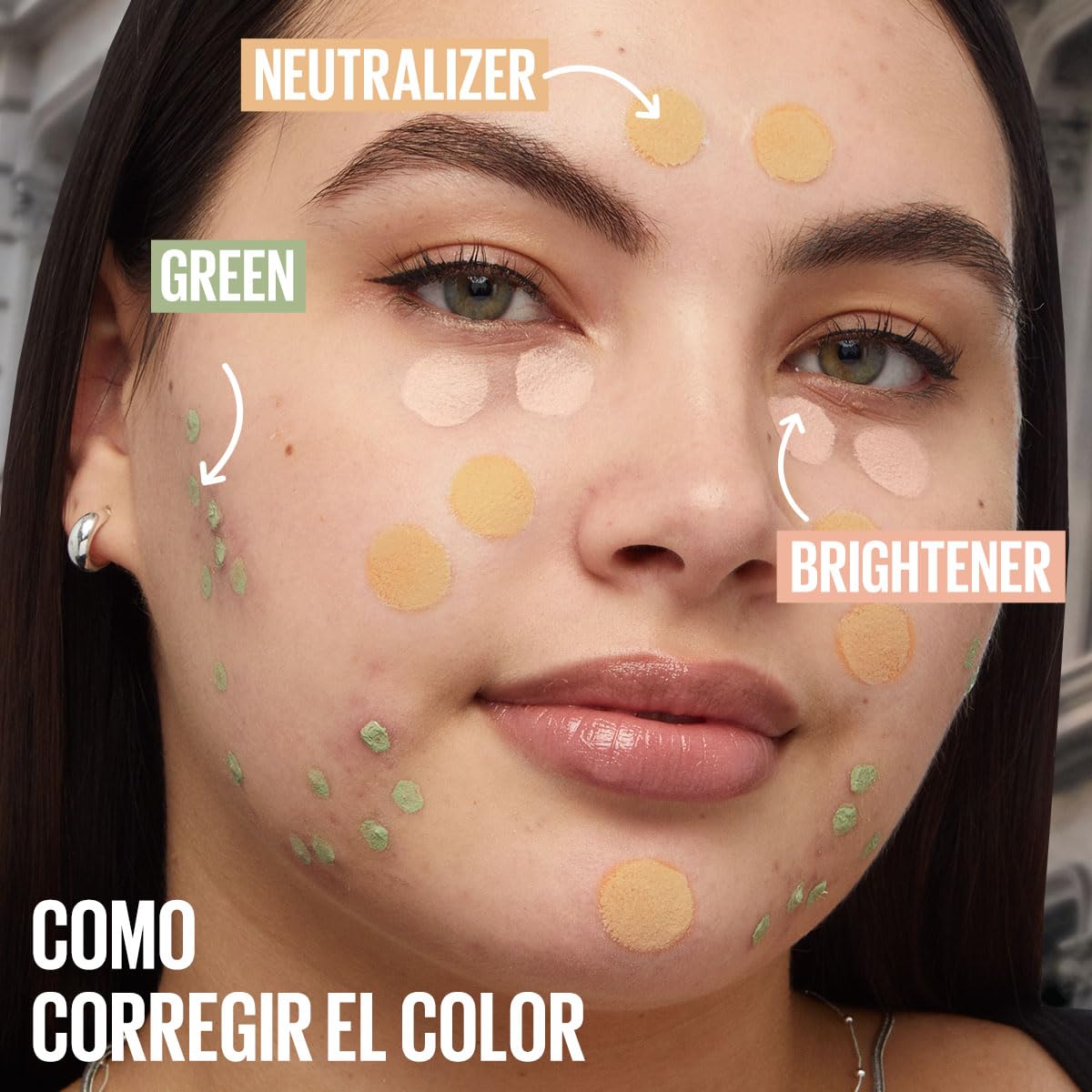 Maybelline Instant Age Rewind Corrector Facial 3 en 1, Borra Ojeras y Líneas Finas, Cubre Imperfecciones, Corrige, Contornea e Ilumina, Cobertura Media Hasta 12H Tono 130 Medium, 6 ml