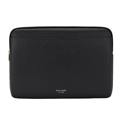 Kate Spade New York Saffiano - Funda para portátil de 14 Pulgadas, Color Negro, Compatible con Todos los Dispositivos MacBook M Series de hasta 14 Pulgadas