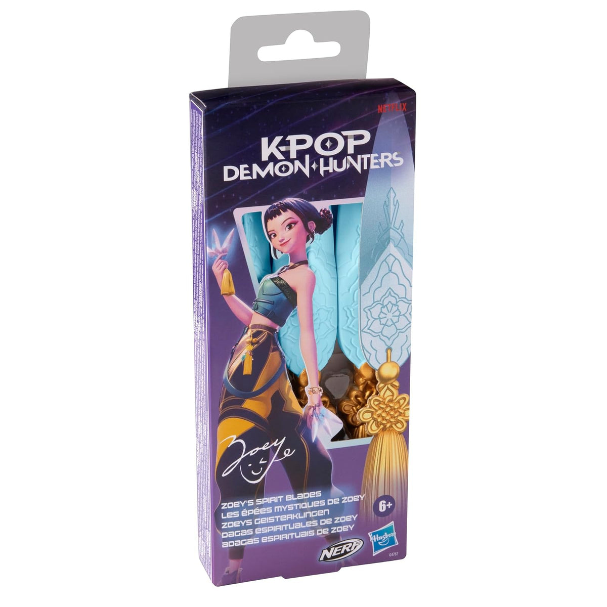 KPOP DEMON HUNTERS NERF Dagas Espirituales de Zoey Juguete de rol y Cosplay