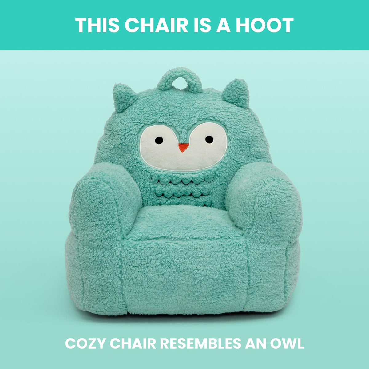 Delta Children Sillón Cozee Buddy Búho - Color: Turquesa