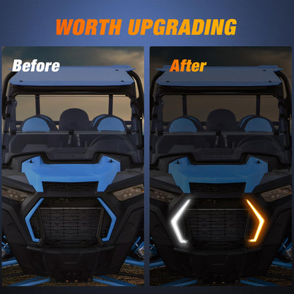 Nilight Luces LED de Señal de Giro para Polaris RZR XP 1000 Turbo 2019-2023, UTV-335