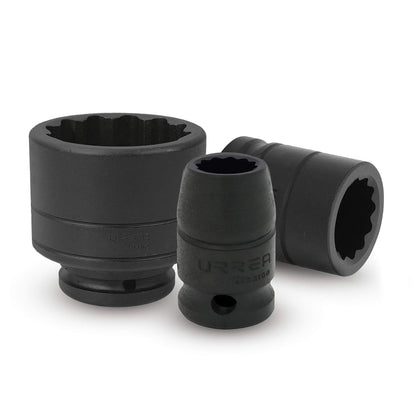 Urrea 7446 Dado de impacto cuadro de 1/2", 12 puntas, en pulgadas, 1-7/16"