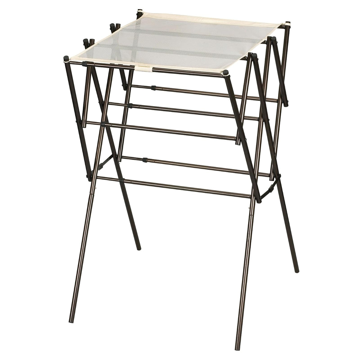 Household Essentials - Tendedero Extensible Plegable para Interiores, Bronce, Almacenaje, 1
