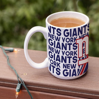 Rico Industries NFL Football Dallas Cowboys Taza de café de cerámica blanca de 15 onzas para fanáticos de la NFL