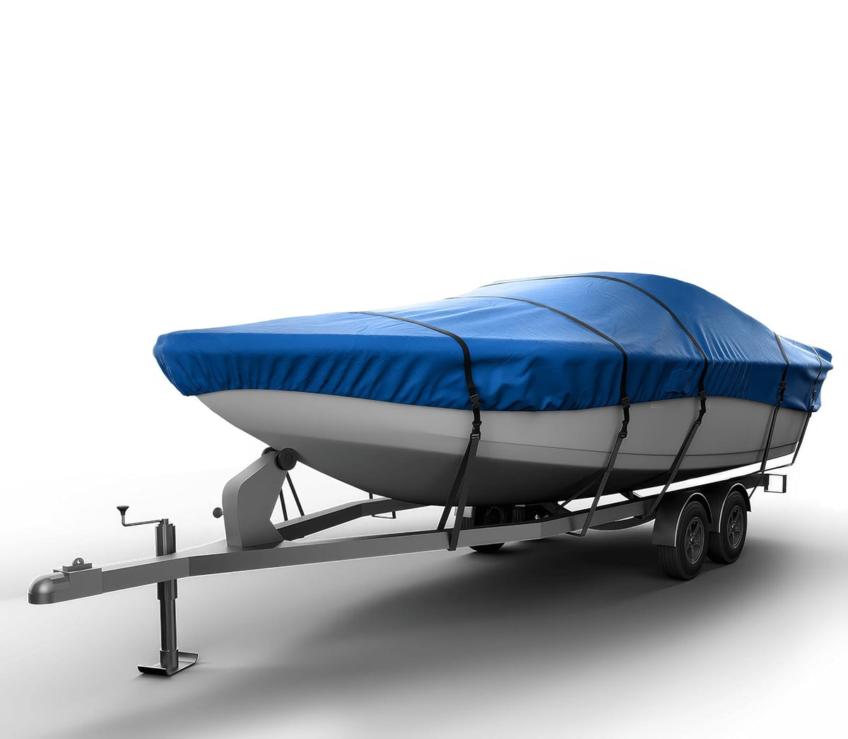 Seal Skin Covers Funda Universal para Barco, Cubierta Impermeable de Grado Marino para Barcos de 22'-24' de Largo y hasta 116" de Ancho, Resistente y con Protección UV, Ideal para Botes de Pesca - Azul Océano - 22'-24'L x 116"W (beam)