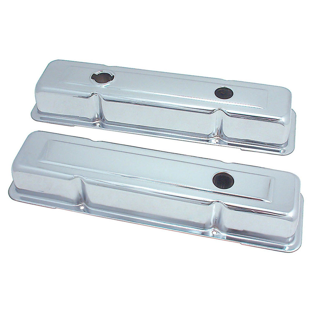 Spectre Performance 5258 Tapa de Válvula para Chevy Bloque Pequeño, Cromado