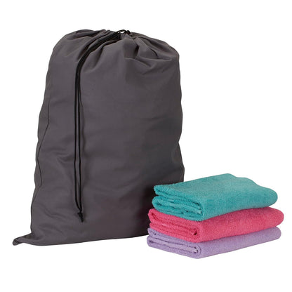 Household Essentials - Bolsa para Ropa Sucia, algodón Natural, tamaño Extragrande, Gris, 1
