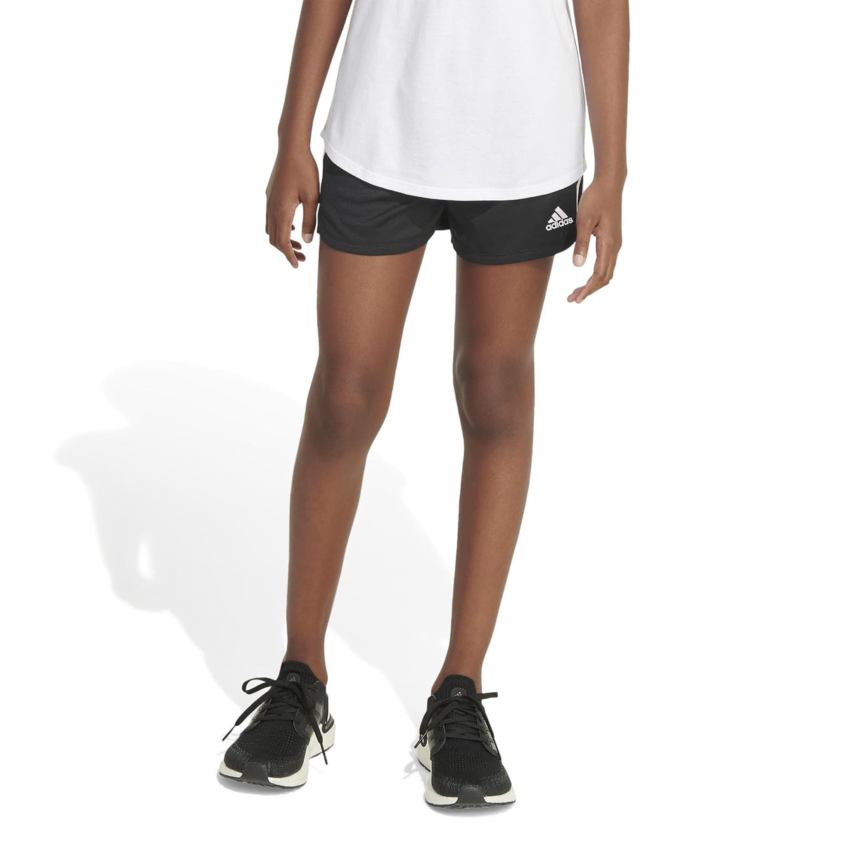 Adidas Pacer - Pantalones Cortos para Correr con Cintura elástica para niña