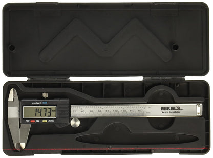 MIKEL´S CVDM-6 Calibrador Vernier Digital de acero inoxidable (Std y mm)