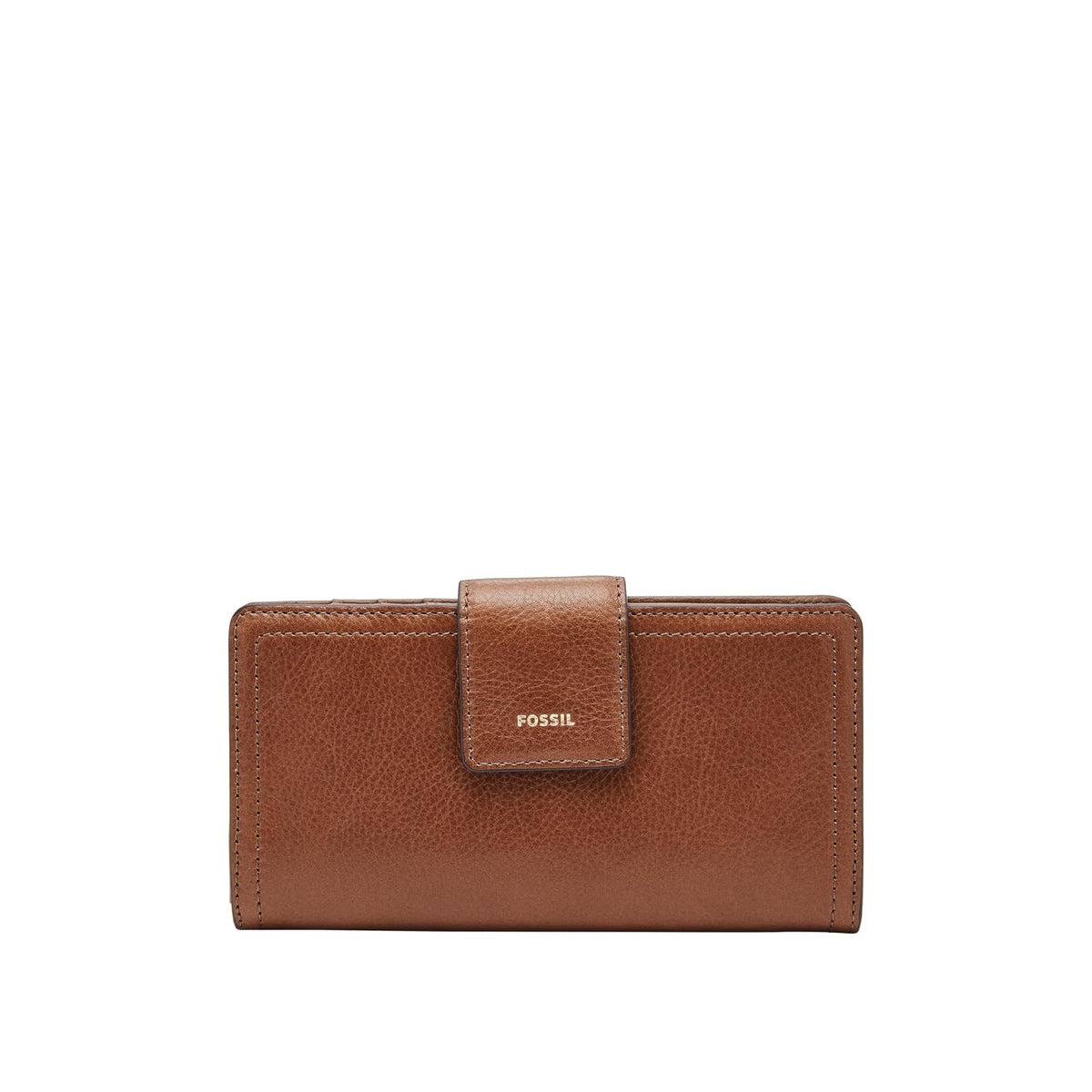 Fossil - Bolso de mano para mujer con marco clásico de piel