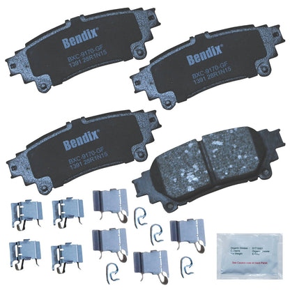 Bendix Priority1 Pastillas de Freno Traseras de Cerámica - CFC1391