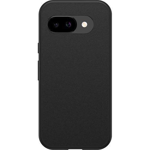 OtterBox Funda Protectora contra caídas para Google Pixel 9a, React Series Probado según el estándar Militar y Protector de Pantalla de Cristal confiable, Color Negro