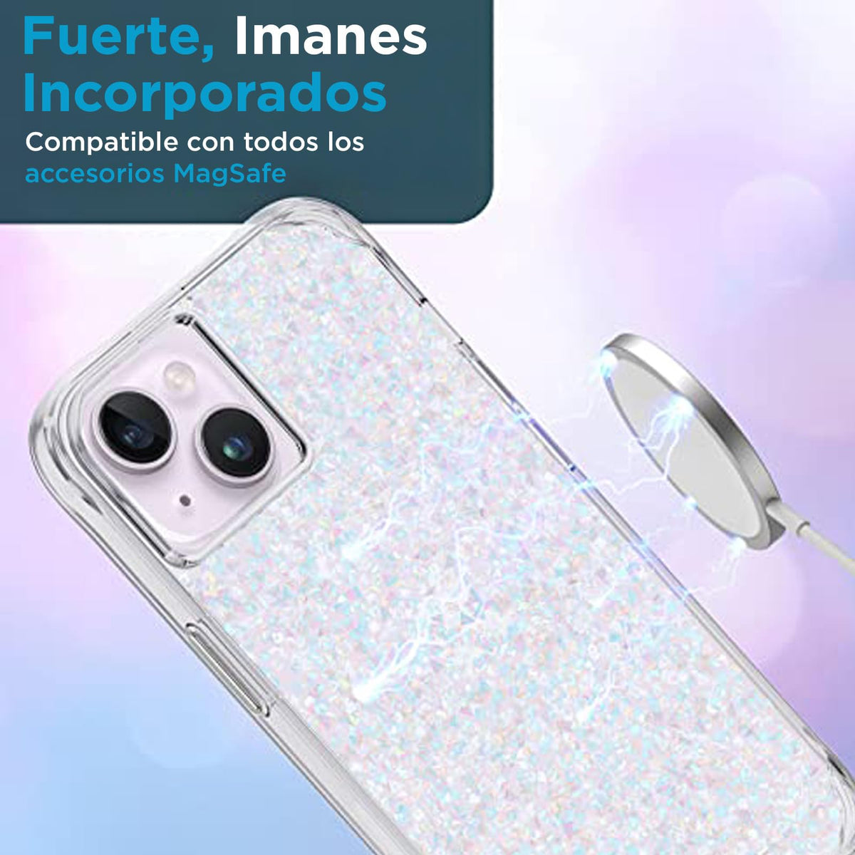 Case-Mate iPhone 14 Plus Case - Twinkle Diamond [10FT Drop Protection] [Compatible with MagSafe] Magnetic Cover with Cute Bling Sparkle for iPhone 14 Plus 6.7", Anti-Scratch, Shock Absorbent, Slim Fit