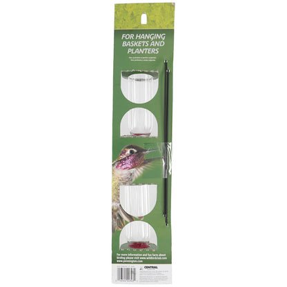 Pennington 100504340 - Macetero para colibríes, Color Rojo
