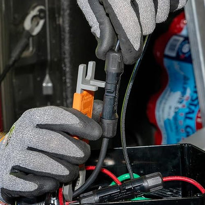 Klein Tools 68426S Llave aislante para panel solar, herramienta de montaje y desmontaje para conectores fotovoltaicos estilo MC4, 2 piezas