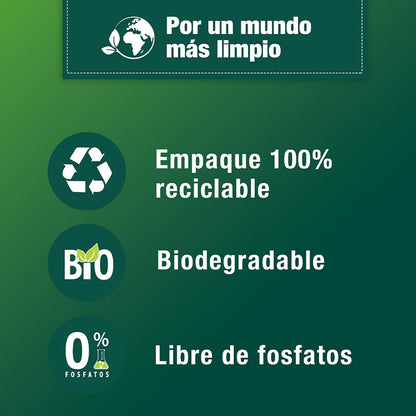 Persil Detergente Gel Universal 6.64L - 96 Cargas | Acción profunda, aroma fresco, biodegradable, toda la ropa, tecnología alemana