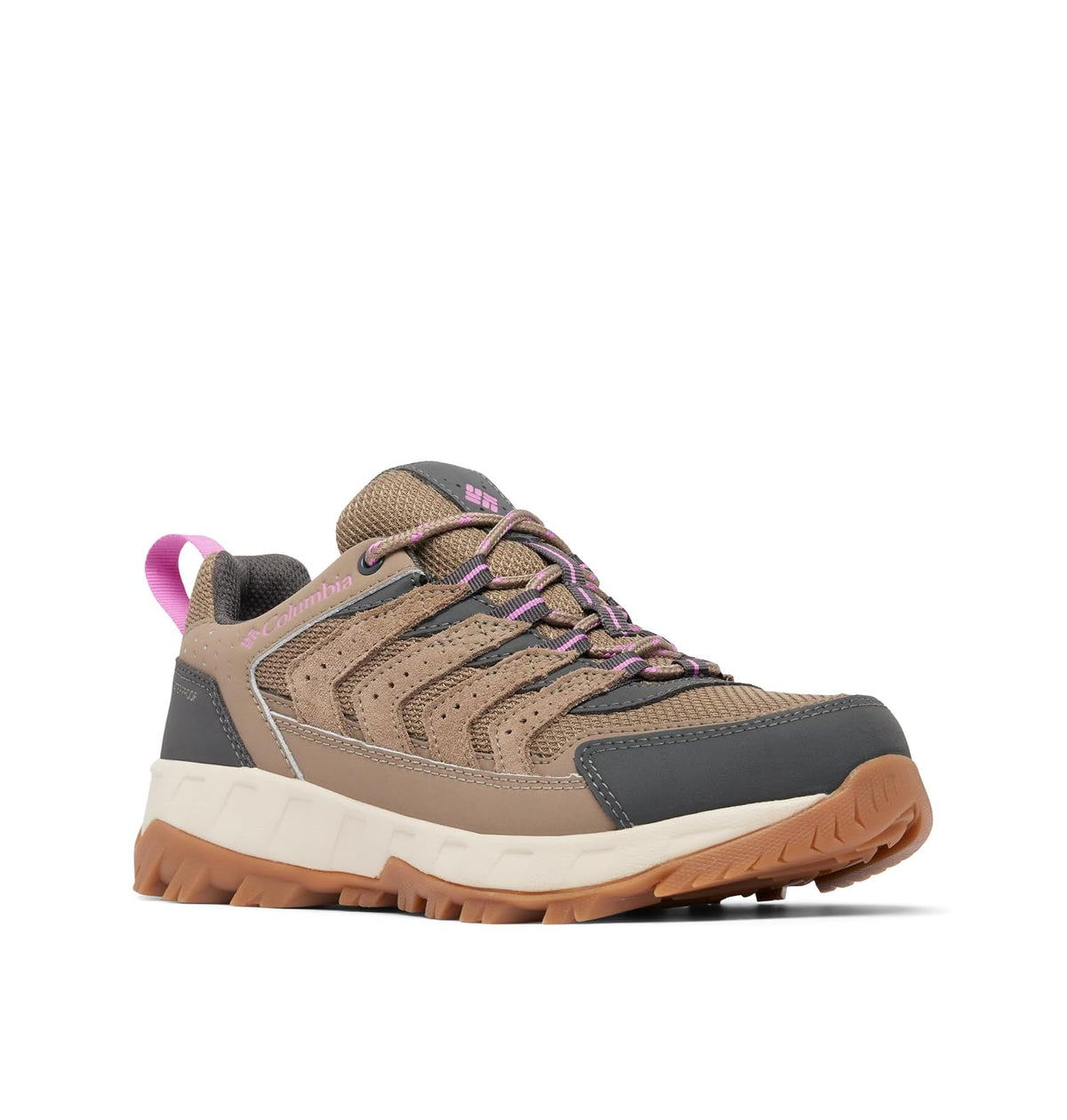 Columbia Strata Trail - Tenis de Senderismo para Mujer, Impermeables, Color café