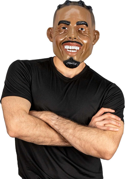 REV Máscara De Futbolista Estrella Brasileña Raphinha, Disfraz Jugador Delantero Profesional Ideal Para Partidos De Futbol, Eventos Deportivos, Porras, Halloween Y Fiestas