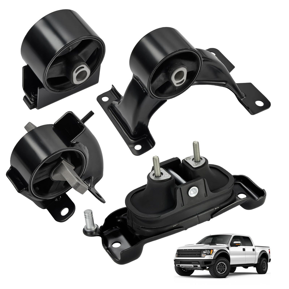BDFHYK Motor y soportes trans compatibles con Chrysler Town & Country | 3.6 L / V6, reemplaza A5665, A5480, acero de aleación, fácil instalación, compatible con Dodge Grand Caravan 11-19