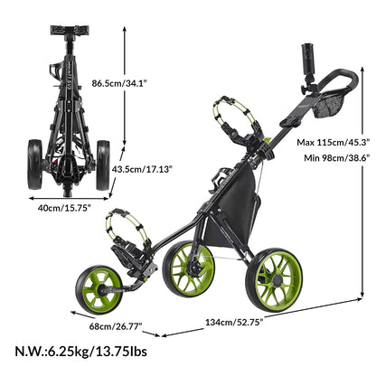 CaddyTek CaddyLite - Carrito de Golf, 11.5 V3 Deluxe