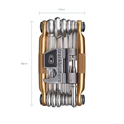 M19 - Herramienta Multiherramienta para Bicicleta de Acero, Torx, Hexagonal y Herramienta de Cadena Compatible