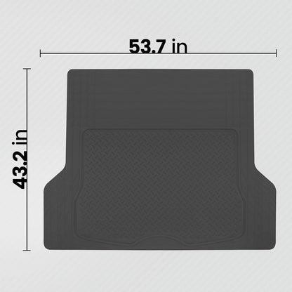 BDK Tapete de Carga para Todo Tipo de Clima de Goma HD, Negro, MT-785-BK