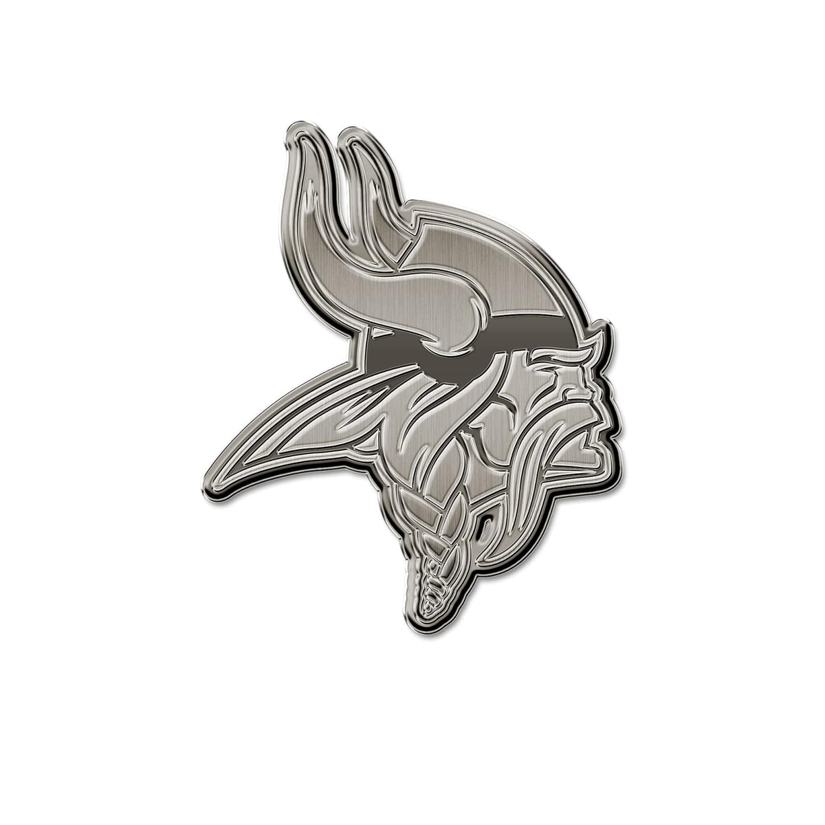 Rico Industries Emblema de Auto Metálico, Licencia Oficial NFL - Vikingos de Minnesota