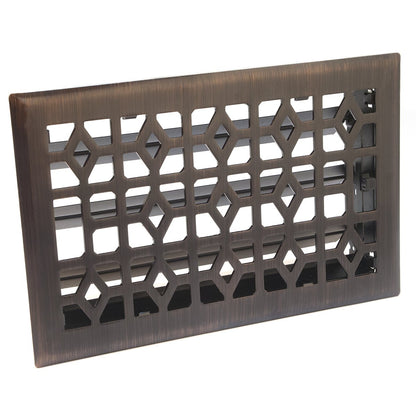 Accord AMFRRBM610 Marquis Floor Register, 6-Inch x 10-Inch(Duct Opening Measurements), Dark Oil-Rubbed Bronze