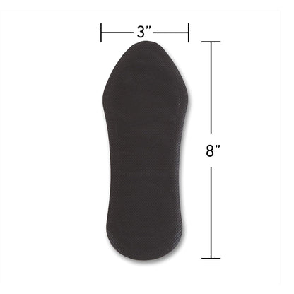 HotHands Calentadores de pies con Plantilla, de Larga duración, Seguros y Naturales, sin Olor, activados por Aire, hasta 9 Horas de Calor, 16 Pares, Color Negro