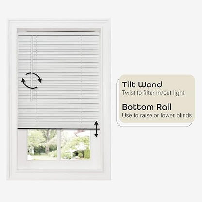 Achim Home Furnishings DSG231WH06 Deluxe Sundown G2 Cordless Blinds, 31" x 64", White