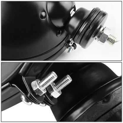 DNA Motoring FL-6-U+SW-CH-BK Luces Antiniebla Redondas de 6 in con Interruptor, Cromo y Negro