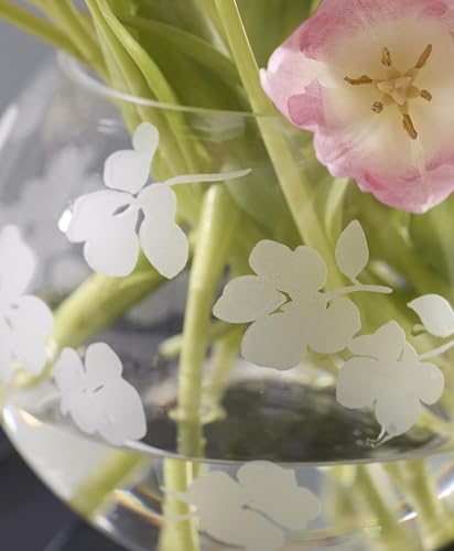 kate spade new york Spring Pansies - tazón pequeño de Vidrio para Rosas