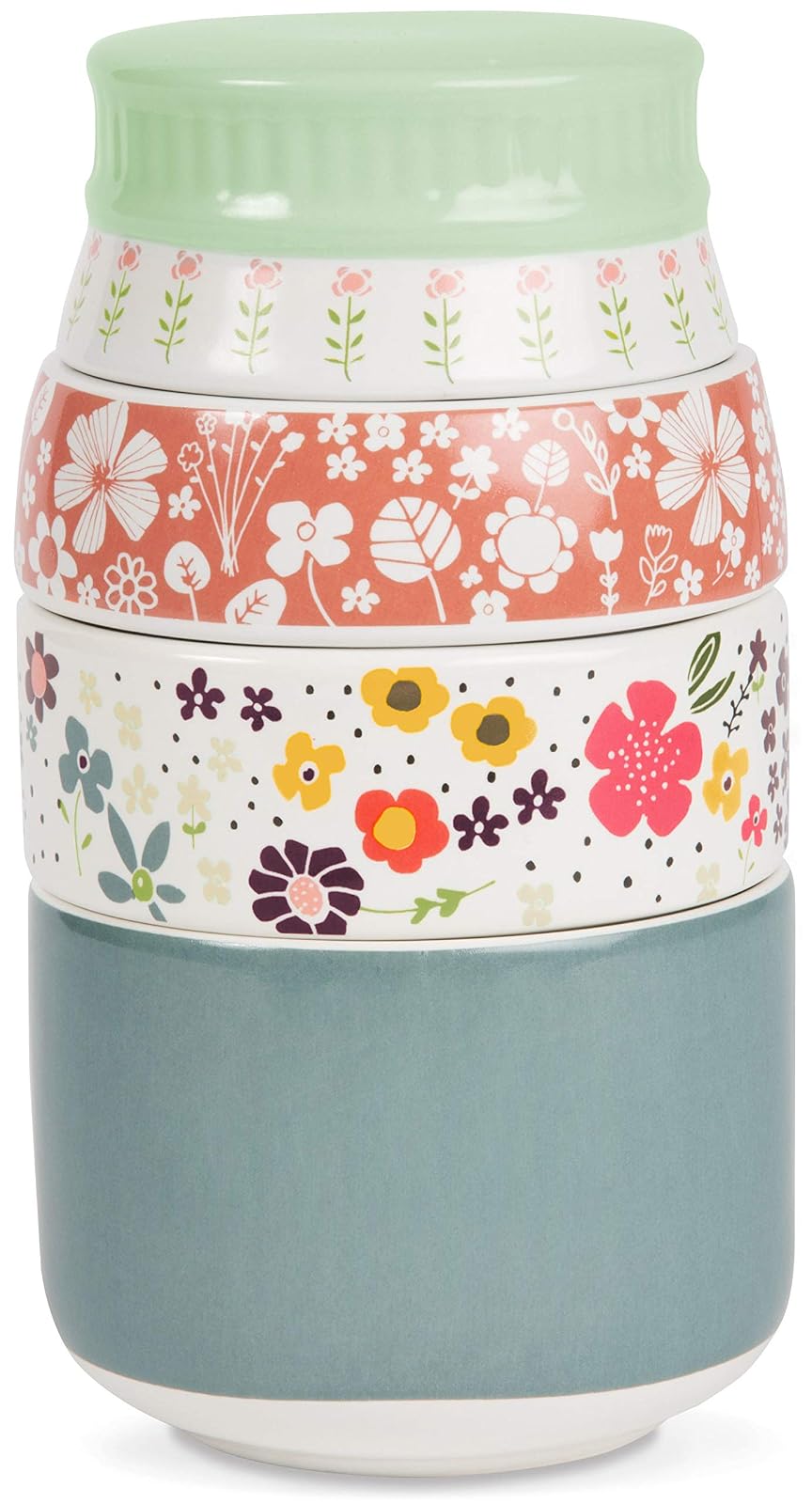 Love You More by Amylee Weeks 54217 - Juego de tazas medidoras, multicolor