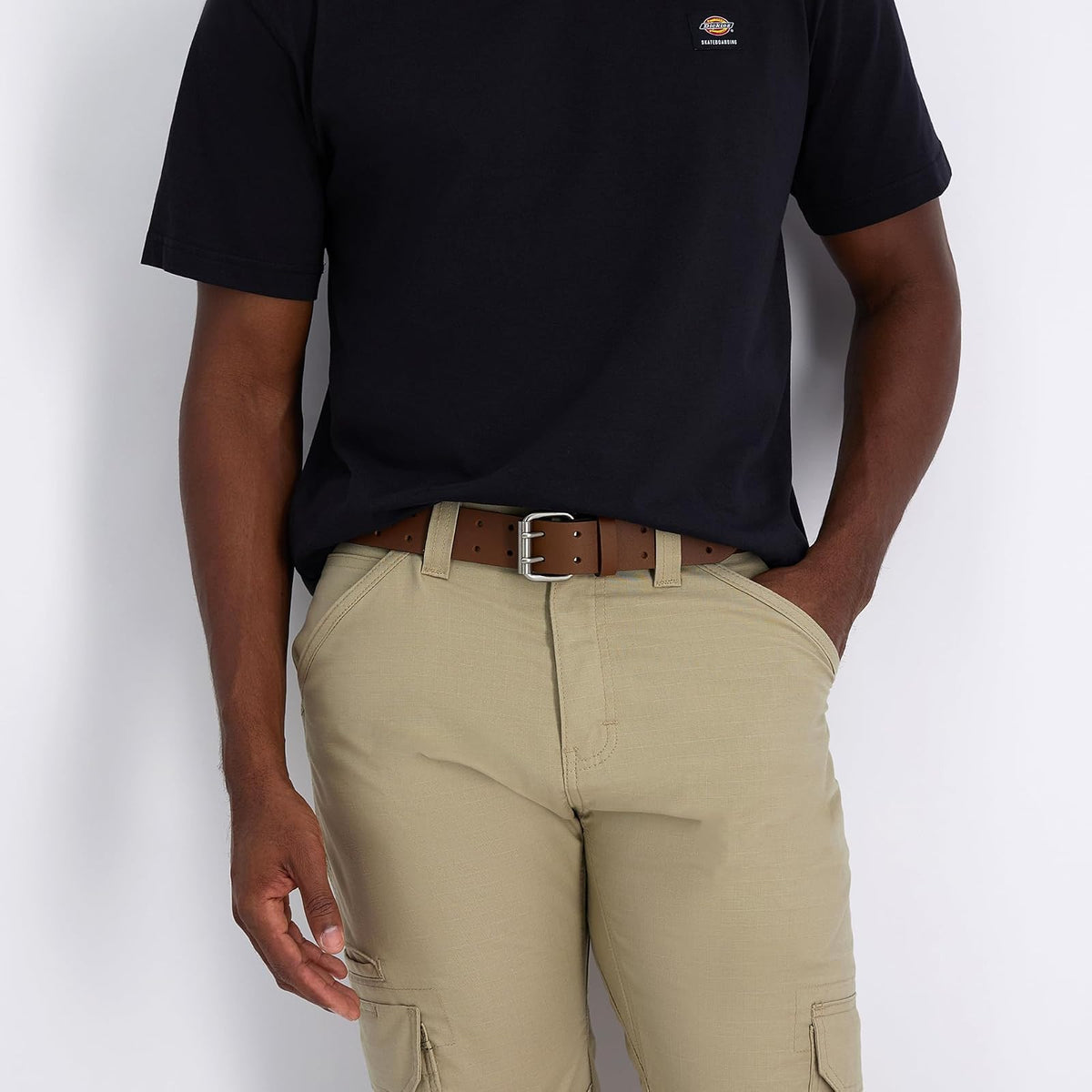Dickies Men's Double Prong Belt