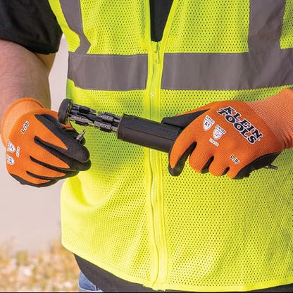 Klein Tools 60673 | Guantes electricista A1 | Ajuste Cómodo | Talla XL | Trabaja cómodo y con buen agarre. Estos guantes electricista se ajustan a la mano y facilitan el manejo de herramientas.