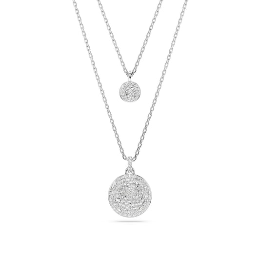 Swarovski Ginger Halskette, Damenkette mit Blauen Kristallen