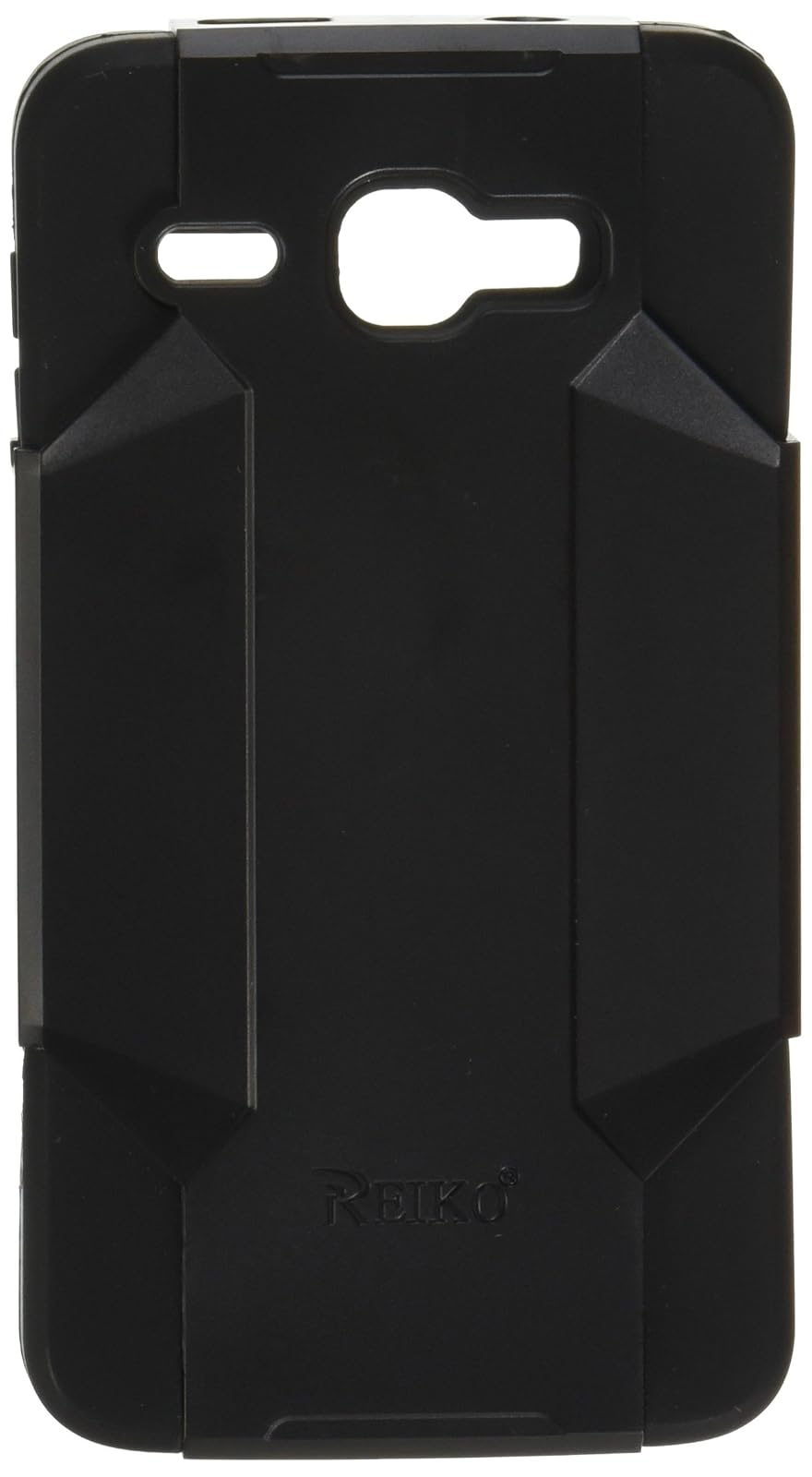 Reiko Silicone Case and Protector Cover Holster with Clip for Alcatel Onetouch Sonic LTE A851L, Black