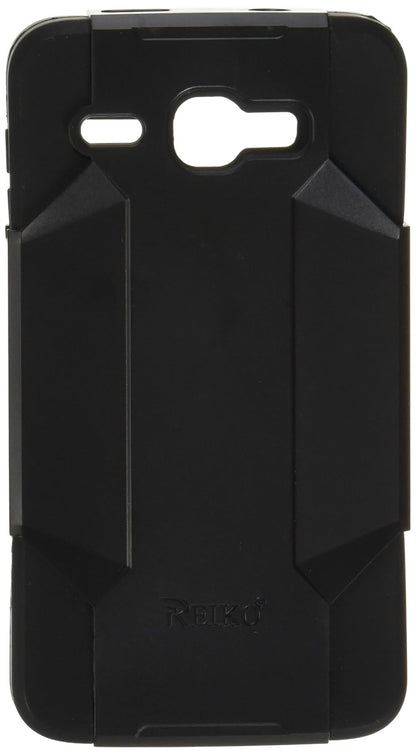 Reiko Silicone Case and Protector Cover Holster with Clip for Alcatel Onetouch Sonic LTE A851L, Black